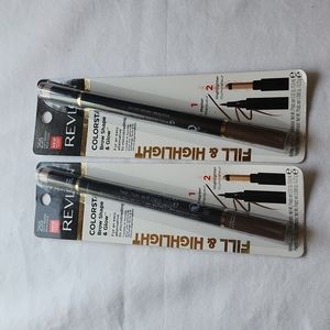 2 New (255-Soft Brown) Revlon Colorstay Brow Shape & Glow